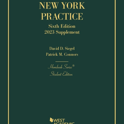 New York Practice, Student Edition, 2023 Supplement