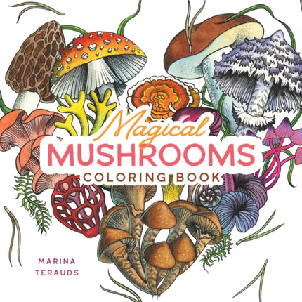 Magical Mushrooms Coloring Book