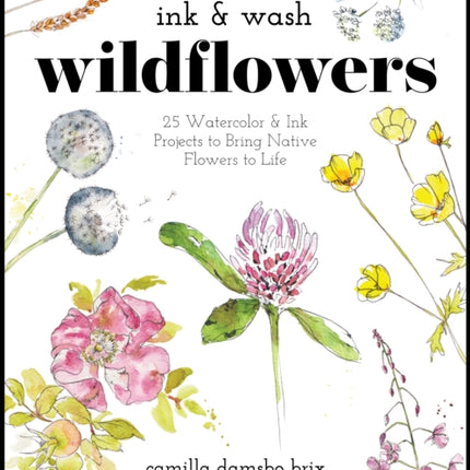 Ink  Wash Wildflowers