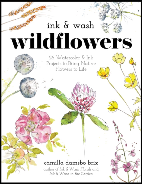 Ink  Wash Wildflowers