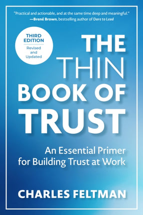 The Thin Book of Trust Third Edition