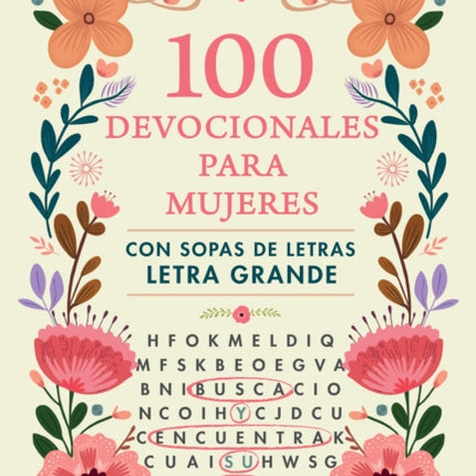 100 devocionales para mujeres. Con sopa de letras