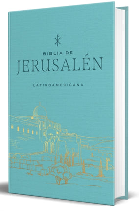 Biblia Jerusalén Latinoamericana Tapa dura tela azul edición de regalo  Spanish Jerusalem Bible Latinamerican edition hardcover Blue Cloth gift
