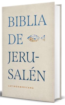 Biblia Jerusalén Latinoamericana Tapa dura edición clásica café con pez  Spanish Jerusalem Bible Latinamerican edition hardcover brown