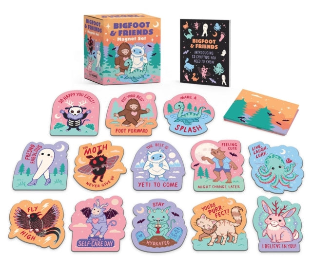 Bigfoot  Friends Magnet Set