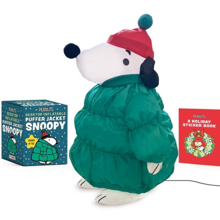 Peanuts Desktop Inflatable Puffer Jacket Snoopy